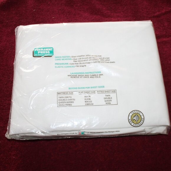 Twin Fitted Permanent Press Sheet - Picture 2 of 2